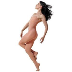 Bloch B0398L Light Tan Women's A/B Small/Medium Convertible Adj.Strap Body Tight